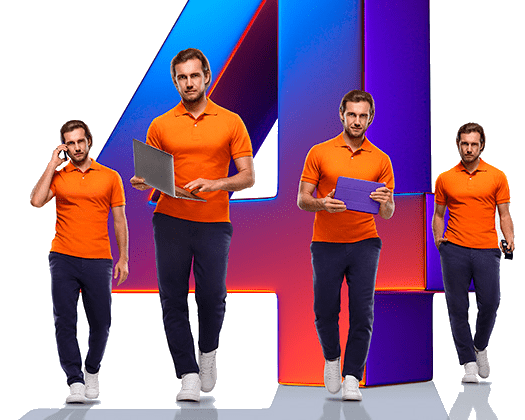 Великолепная четверка Ростелеком в деревня Нижнее Городище (Пермский край)